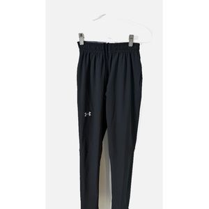 Under ARMOUR black track pants with design mesh size SMALL